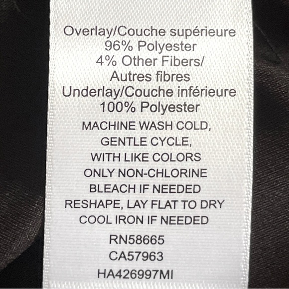 Halogen Nordstrom Gold Clipdot Sheer Sleeve Peplum Ruffle Blouse Size M NWT - Picture 10 of 10